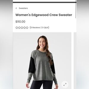 Smartwool Gray and Black Sweater